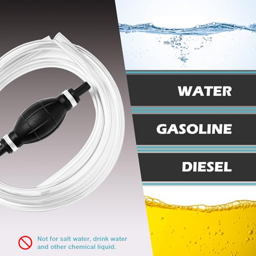Gas Siphon Hose Pump, Hand Fuel/Water Transfer pump