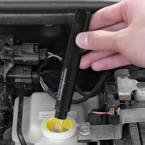 wuyaoyao Brake Fluid Liquid Tester Pen with 5 LED Indicators, DOT 3 DOT 4 DOT 5.1 Brake Fluid Tester Pen, Brake Fluid Liquid Testing Pen Auto Brake Diagnostic Tool for Check Engine