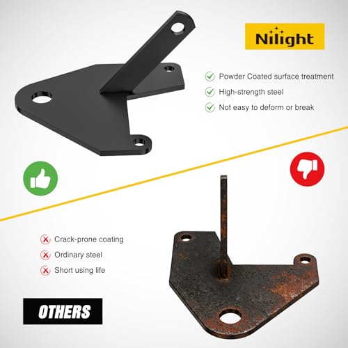 Nilight Trailer Hitch Receiver Kit | for Honda TRX 250 Recon ATV Hitch 1997-2018 - color: For Honda Recon TRX 250 1997-2018