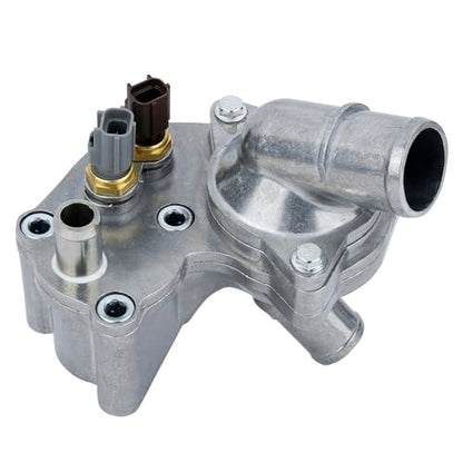 Upgrade Aluminum thermostat Housing assembly.Fit for Mercury Mountaineer 4.0L 1998-2001, Ford Explorer 4.0L 1997-2001.Replaces Part # 2L2Z8592BA.