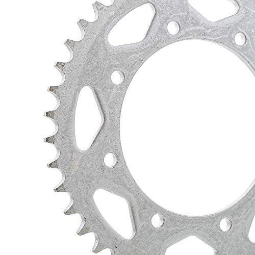 NICHE Drive Sprocket Chain Combo for Kawasaki KLR650 Front 15 Rear 43 Tooth 520V O-Ring 106 Links - size: O-Ring Chain
