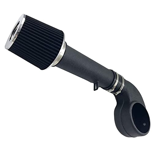 3.5-Inch Cold Air Intake Kit with Filter 1988-1995 Compatible for Chevrolet GMC C/K/R/V C1500 C2500 C3500 K1500 K2500 K3500 for Suburban 1500 2500 4.3L V6 5.0L 5.7L V8 (Black Tube & Black FIlter) - style: Black Tube & Black FIlter