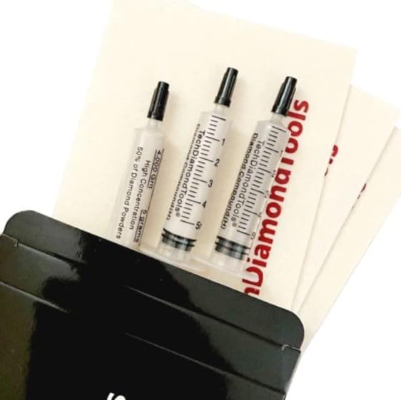 TechDiamondTools Kit for Phone Screen Scratch Removal of 3 Diamond Polishing Compounds and 3 Wool Cloths to Polish and Remove Scratches from Smartphone Screen, Smartwatch Screen, Phone Glass