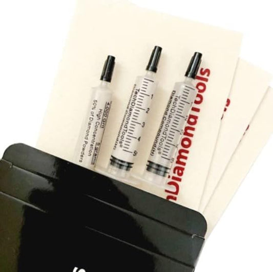 TechDiamondTools Kit for Phone Screen Scratch Removal of 3 Diamond Polishing Compounds and 3 Wool Cloths to Polish and Remove Scratches from Smartphone Screen, Smartwatch Screen, Phone Glass