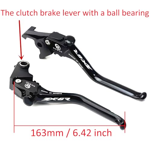 Motorcycle Clutch Brake Lever for ZX-6R ZX636 2019-2026 ZX6R levers - color: Green
