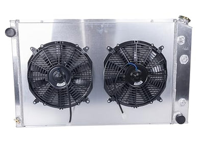 3 Row Aluminum Radiator for 1978-1991 Che vy Chev rolet Blazer GMC - size: 66-B