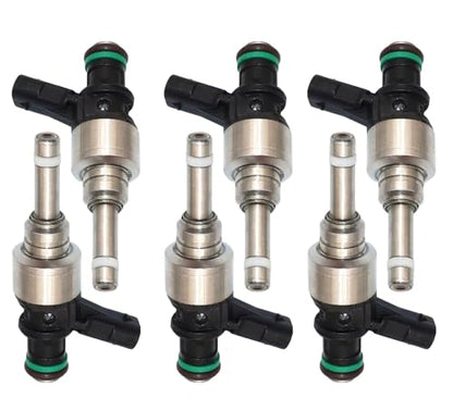 06E906036P 6pcs Set Fuel Injector 6 Holes Replacement for Audi A4 A5 S4 S5 A6 A7 A8 Q5 Q7 VW Touareg 3.0L 06E906036AL