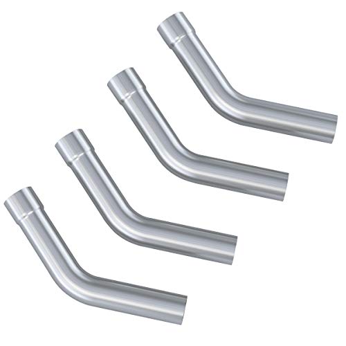 A-KARCK Stainless Steel Mandrel Bends 16 Pcs, 2.5 Inches 304 Stainless Steel DIY Custom Exhaust Tubing Pipe Straight & U-Bend Kit, Universal Fit - size: 2.5 inch 16 piece Kit, style: Stainless Steel