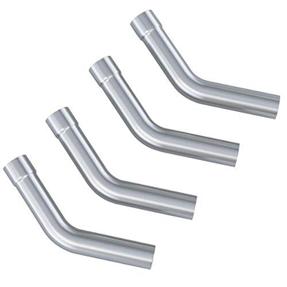 A-KARCK Stainless Steel Mandrel Bends 16 Pcs, 2.5 Inches 304 Stainless Steel DIY Custom Exhaust Tubing Pipe Straight & U-Bend Kit, Universal Fit - size: 2.5 inch 16 piece Kit, style: Stainless Steel