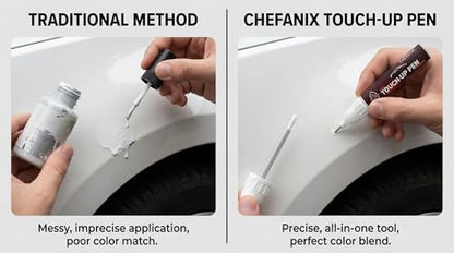 Touch Up Paint Pen for Tesla Model 3/Y/S/X (Diamond Black(PX02))–Exact Color Match Car Paint Scratch Repair, 2-in-1 Brush & Pen, DIY Chip & Scratch Fix,Automotive Scratch Repair Pen - color: Diamond Black(PX02)