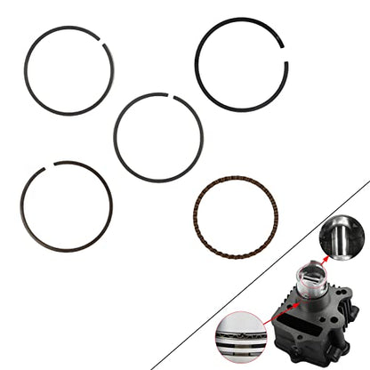 FLYPIG New Performance Big Bore 39mm Cylinder Rebuild Assembly Kit Cylinder Top End Repair Set Fit for Honda 50CC Z50 Z50R XR50 CRF50 Dirt Bike Go Kart