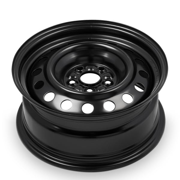 New OEM Replacement Wheel for 2019-2022 Toyota Corolla 15x6.5 inch Steel Rim Painted Black Fit 195/65R15 - size: 15x6.5 inch - Black