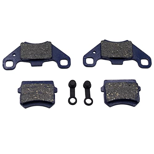 Rear Front Brake Pads for Chinese ATV Quad Go Kart Dirt Bike 50cc 70cc 90cc 110cc 125cc 150cc 200cc 250cc Pack of 2 (BLUE) - size: BLUE