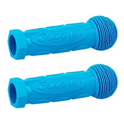 Kids Scooter Handle Grips Replacement Handlebars for 2/3/4 Wheels Child Kick Scooters Bike Rocking Car Push Cart, 9 Color Available, 2-Pack - color: Sky Blue