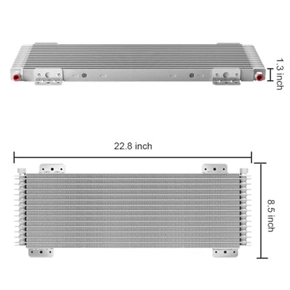 40k Transmission Oil Cooler Kit #LPD47391 - color: Silver