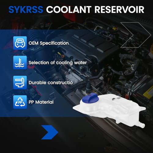 603-703 Coolant Tank for Audi A4/A6/VW Passat - color: White, size: 603-703