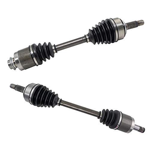 TRQ Front 2 Piece CV Axle Shaft Assembly Set - style: CSA72936