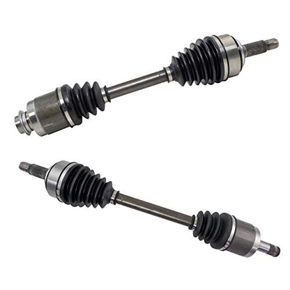 TRQ Front 2 Piece CV Axle Shaft Assembly Set - style: CSA72936