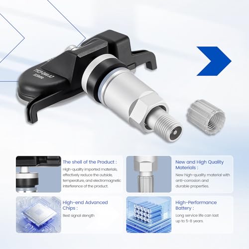 315MHz TPMS Sensor 40700-JA01B Pre-Programmed Tire Pressure Sensor 4PCS - size: 40700-JA01B
