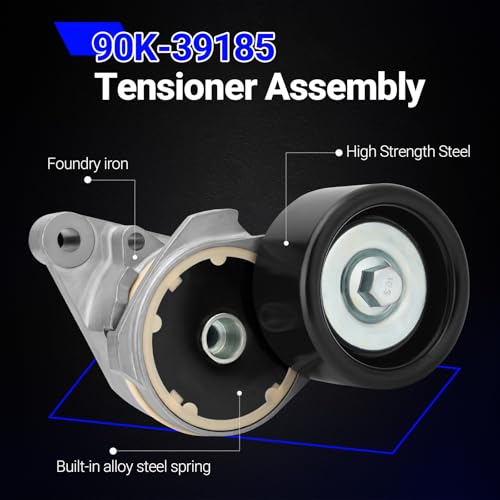 90K-39185 Serpentine Belt Drive Kit for Select 2007-18 Lexus Toyota Models