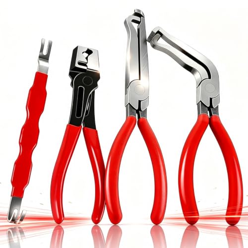 4PCS Electrical Disconnect Pliers for Cars, Auto Repair Pliers Tool Kit