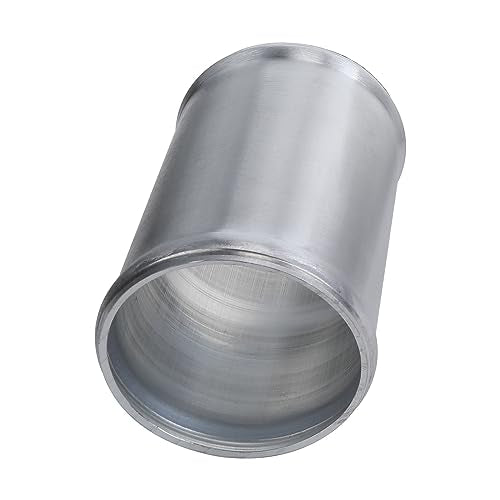 AC PERFORMANCE OD 2.25" Aluminum Tube Hose Joiner 2PCS with Clamps - size: 2.25" (57mm) - 2PCS