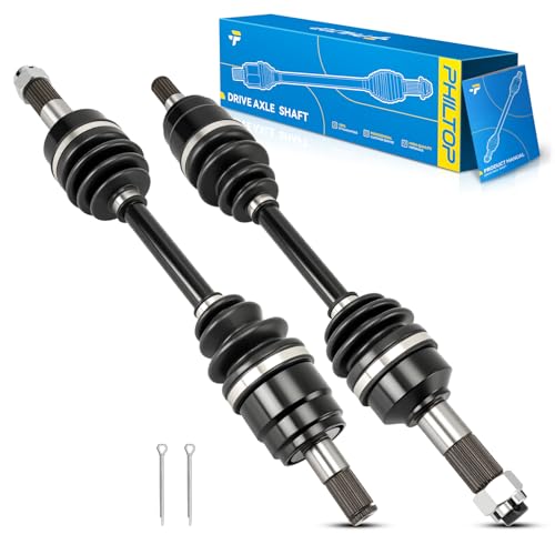 PHILTOP Front CV Axle Shaft Fits 2015-2018 TRX500FM6 FourTrax Foreman Rubicon EPS, 2014-2016 TRX500FM2 FourTrax Foreman 4x4 with EPS, 2014-2018 TRX500FE2 FourTrax Foreman 4x4 ES with EPS Axle Shaft - size: 18.4in 19.3in