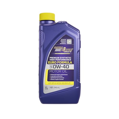 Royal Purple 11484 MOTOR OIL 0W40 BQ 1 Quart Bottle - size: 1 Quart Bottle
