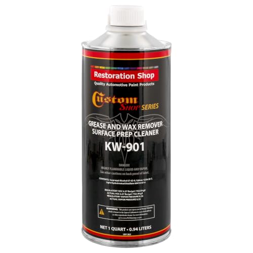 Custom Shop KW901 Automotive Wax and Grease Remover, 1 Quart - size: 32 Fl Oz (Pack of 1)