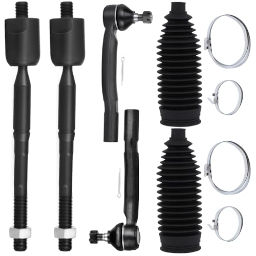 Front Inner Outer Tie Rod w/Boot for Toyota Camry,Solara,for Lexus ES330 - color: Tie Rod+Boot, size: For Toyota Camry Solara|Lexus ES330