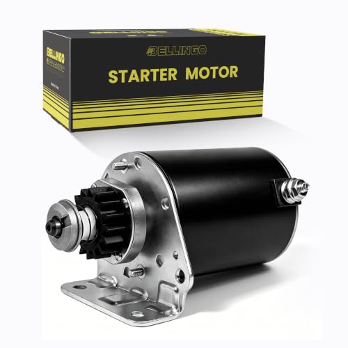 Starter Motor Replacement for Briggs and Stratton, John Deere, and United Tech, 410-22003, Lawn Mower & Agricultural Equipment, Heavy Duty for Tractors