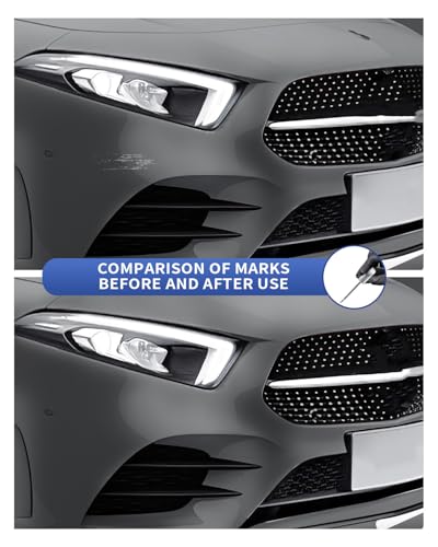 744/9744 Brilliant Silver Metallic Touch Up Paint Compatible with Mercedes-Benz Exact Match–Chips and Nicks Touch Up - color: Brilliant Silver(744/9744) Metallic for C/E/G/M/S/CL/ML/SL/ML/CLK/SLK Series