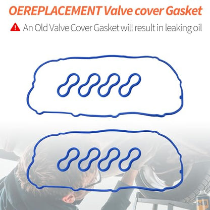 HiSport Valve Cover Gasket Set - Replace VS50625R 5114179AB 05114179AA - color: VS50625R