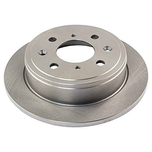 TRQ Front and Rear Brake Pad and Rotor Set Ceramic - style: BKA11166