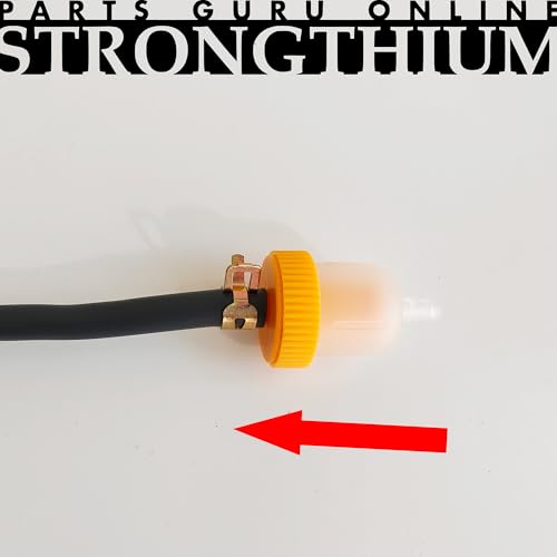 Strongthium 4PCS 3/16" Inline Fuel Filter - size: 3/16 4pcs