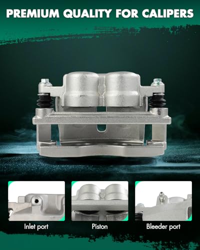 SCITOO 18B5004 18B5005 Front Left & Right Disc Brake Calipers Assembly - size: Front[18B5004 & 18B5005]