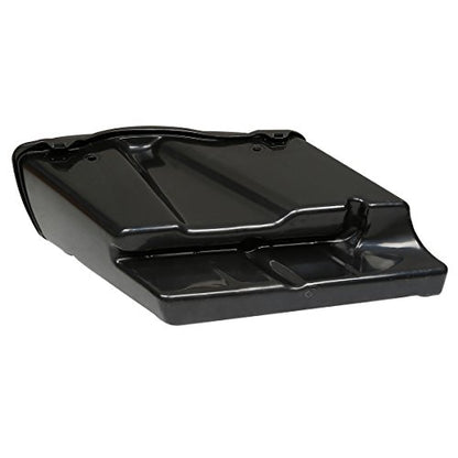 TCMT Unpainted 5" Stretched Extended Hard Saddlebags Fit For Harley Touring Models CVO Road Glide Road King Street Glide Electra Glide Ultra Classic 1994-2013 - color: Unpainted Black(No Latches)