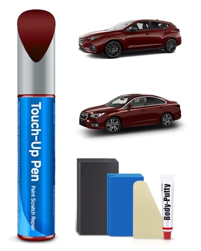 H2Q Venetian Red Pearl Touch Up Paint Kit Compatible with Subaru Exact Match Car Scratch Repair Touch Up Paint Kit - color: Venetian Red Pearl(H2Q) compatible with Crosstrek/Forester-models/Impreza/Legacy-models/Outback/Tribeca/XV-Crosstrek