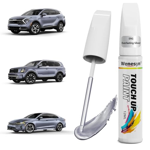 ERG Everlasting Silver Touch Up Paint Compatible with Kia Cars - color: ERG Everlasting Silver