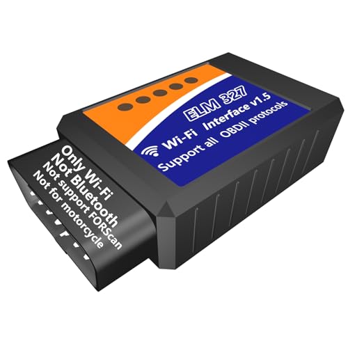 WiFi ELM327 OBD2 Adapter WiFi ELM 327 OBD Scanner for Universal 12V Vehicle