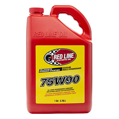 Red Line 57905 75W90 GL-5 Synthetic Gear Oil for Hypoid Limited Slip Differentials - 1 Gallon - size: 1 Gallon (128 Ounces)