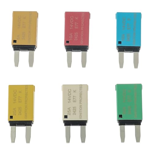 BOJACK ATM Auto Reset Fuse Low Profile Mini Blade Fuses - style: E77