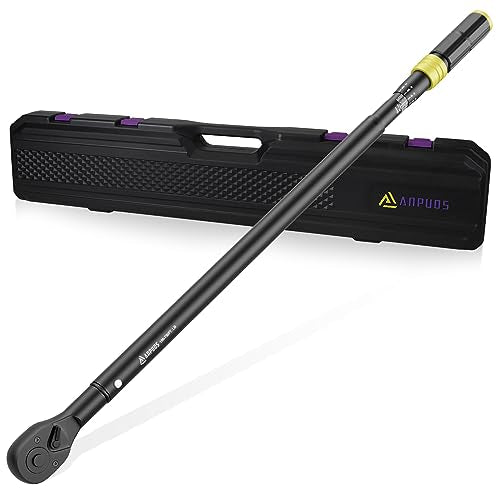 ANPUDS 3/4" Click Torque Wrench, 100-750 Ft-Lb/135.5-1017 Nm, Heavy Duty - size: 100-750 ft-lb / 135.5-1016.3 Nm