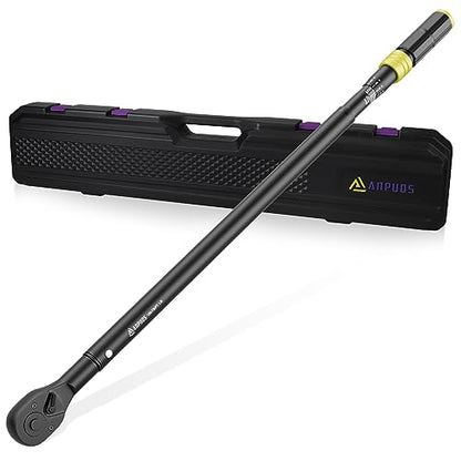 ANPUDS 3/4" Click Torque Wrench, 100-750 Ft-Lb/135.5-1017 Nm, Heavy Duty - size: 100-750 ft-lb / 135.5-1016.3 Nm