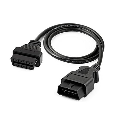 FOXWELL OBD2 OBD II 16Pin Male to Female Diagnostic Extension Convert Cable Adapter 1m/ 39inch