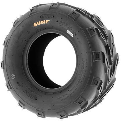 SunF A004 ATV Golf Carts Off-Road Tire 16x8-7, 6 PR, Track & Trail, Tubeless - size: 16x8-7
