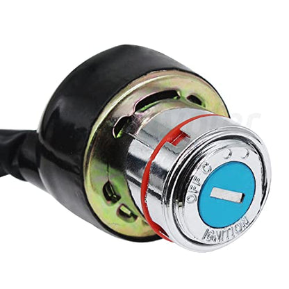 6 Wires Key Ignition Switch Replacement Parts Fit for Kazuma Meerkat 50cc Falcon 90cc 110cc 125cc RedCat Roketa Chinese ATV Go Karts Etc.