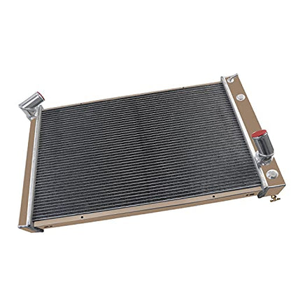 ECMRAD 4 Row Aluminum Racing Radiator for 1969-1972 Chevy Corvette Radiator Big Block Only 1970 1971