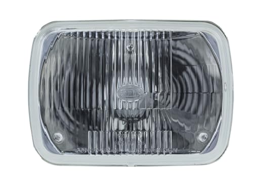 HELLA 003427291 Vision Plus 190x132mm High/Low Beam 12V Halogen Conversion Headlamp (HB2), White - style: 190x132mm