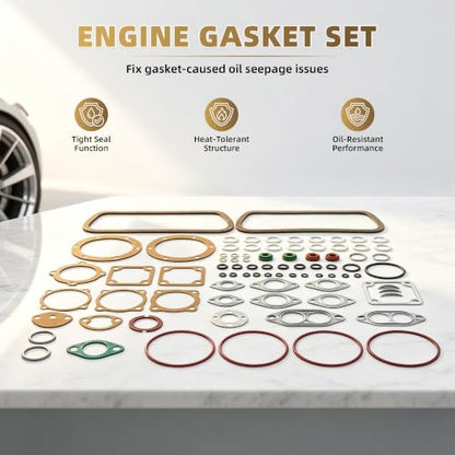 Partsflow Gasket Set for VW Beetle - color: 111198007AF 111 198 007AF 9900